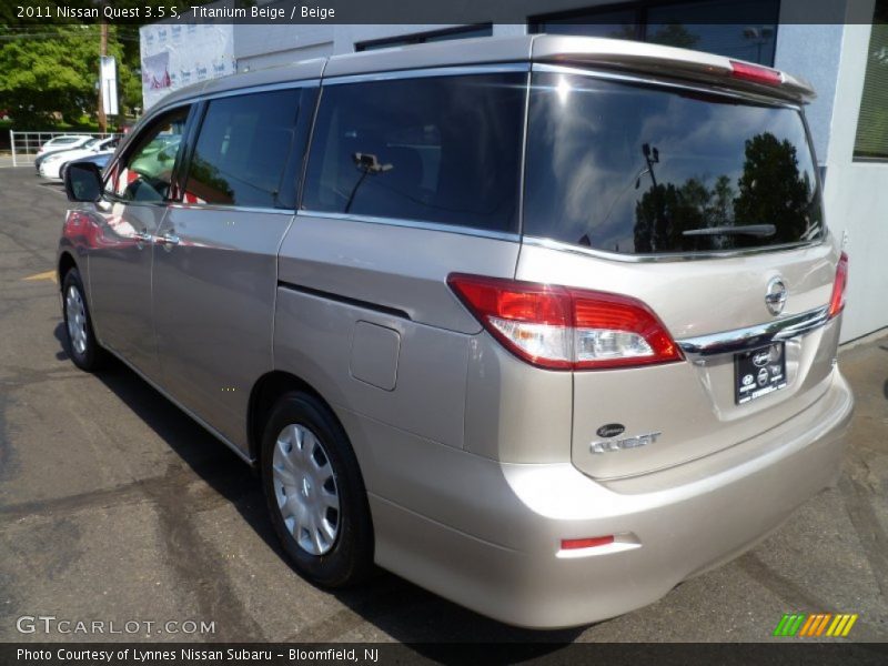 Titanium Beige / Beige 2011 Nissan Quest 3.5 S
