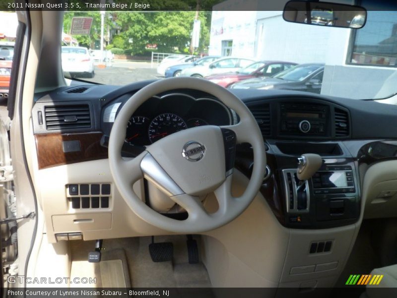 Titanium Beige / Beige 2011 Nissan Quest 3.5 S