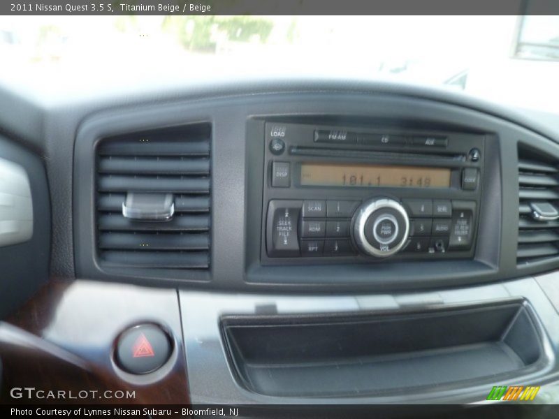 Titanium Beige / Beige 2011 Nissan Quest 3.5 S