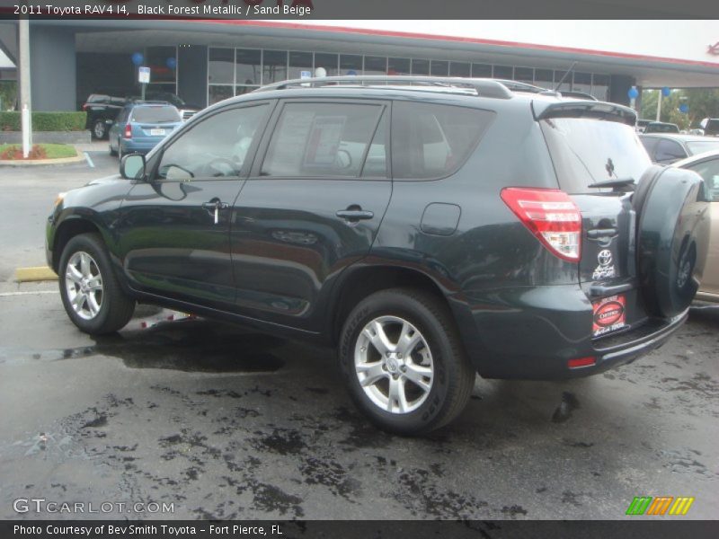 Black Forest Metallic / Sand Beige 2011 Toyota RAV4 I4