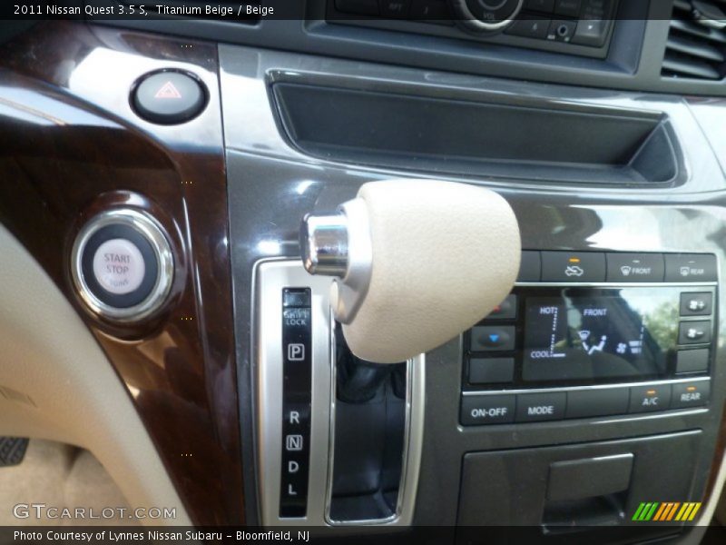 Titanium Beige / Beige 2011 Nissan Quest 3.5 S