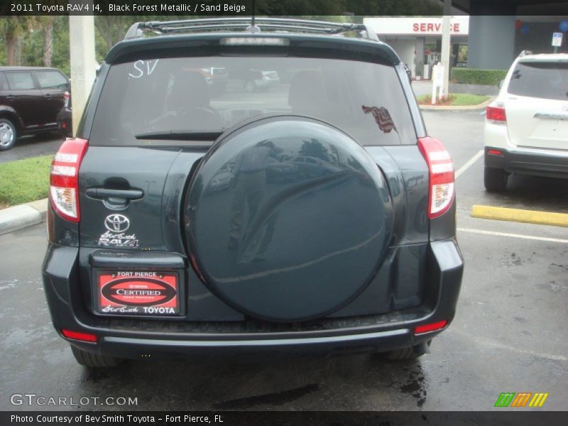 Black Forest Metallic / Sand Beige 2011 Toyota RAV4 I4
