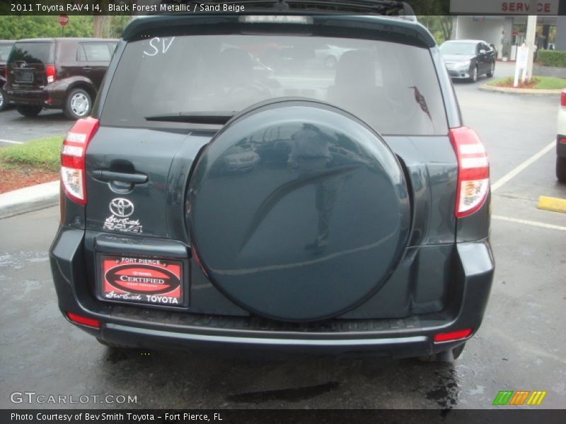 Black Forest Metallic / Sand Beige 2011 Toyota RAV4 I4