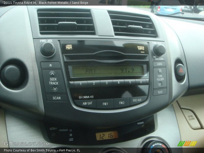 Black Forest Metallic / Sand Beige 2011 Toyota RAV4 I4