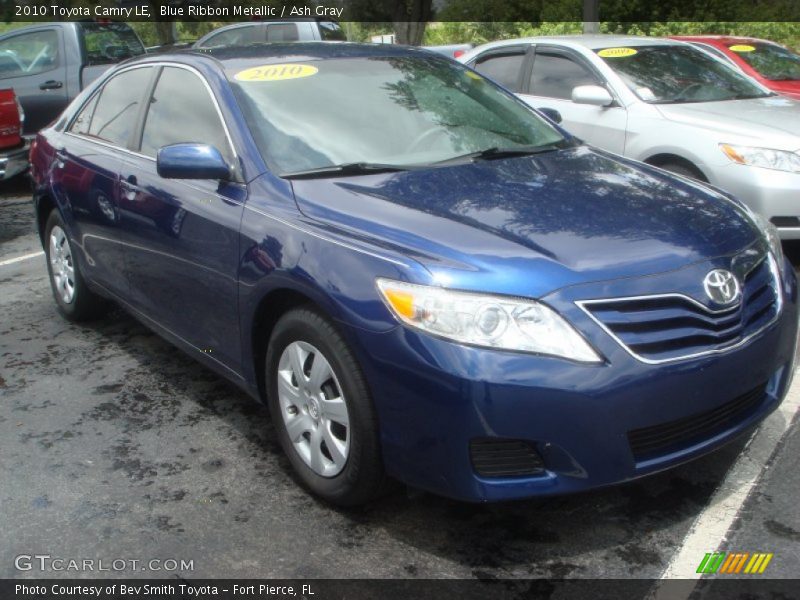 Blue Ribbon Metallic / Ash Gray 2010 Toyota Camry LE