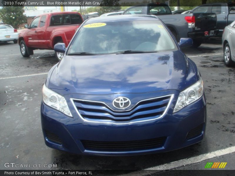 Blue Ribbon Metallic / Ash Gray 2010 Toyota Camry LE