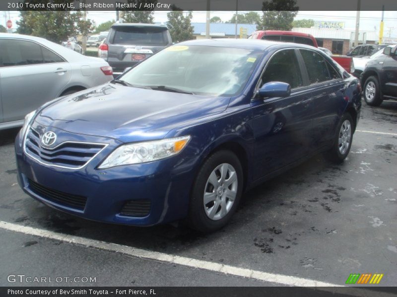 Blue Ribbon Metallic / Ash Gray 2010 Toyota Camry LE