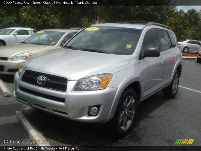 Classic Silver Metallic / Dark Charcoal 2009 Toyota RAV4 Sport