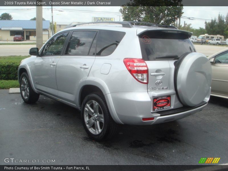 Classic Silver Metallic / Dark Charcoal 2009 Toyota RAV4 Sport