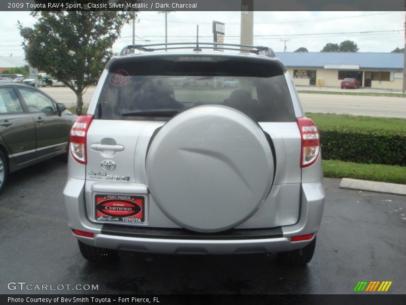Classic Silver Metallic / Dark Charcoal 2009 Toyota RAV4 Sport