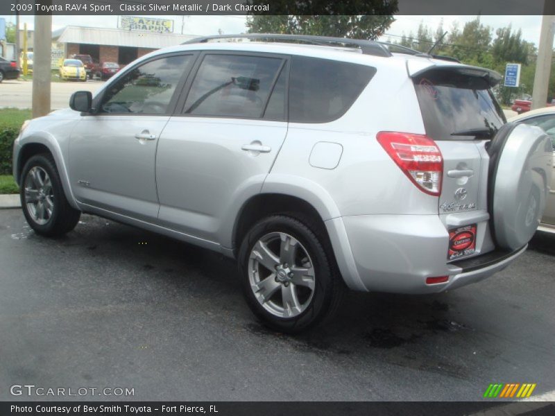 Classic Silver Metallic / Dark Charcoal 2009 Toyota RAV4 Sport
