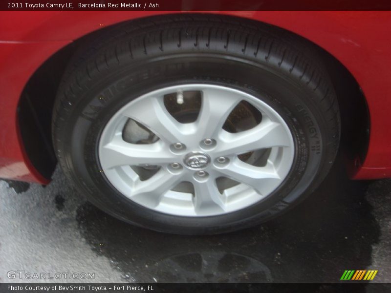 Barcelona Red Metallic / Ash 2011 Toyota Camry LE