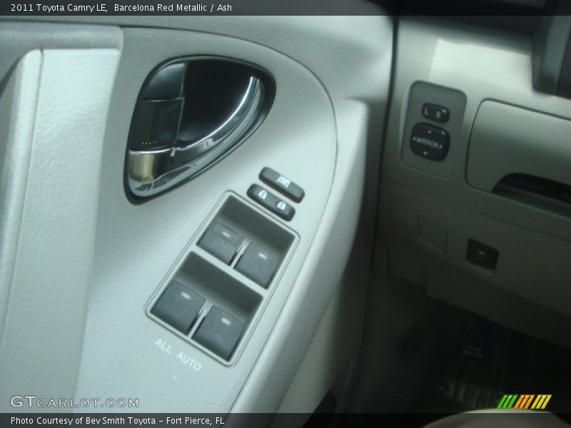 Barcelona Red Metallic / Ash 2011 Toyota Camry LE