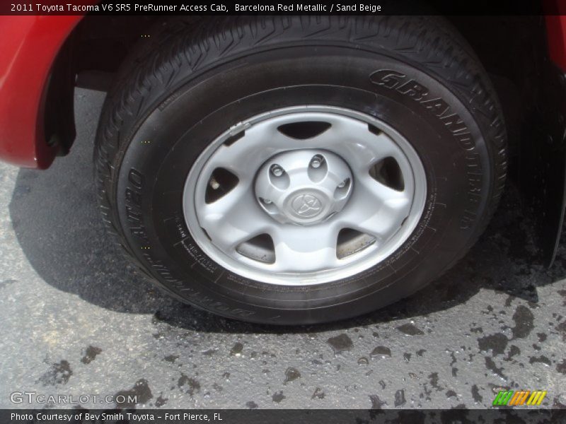 Barcelona Red Metallic / Sand Beige 2011 Toyota Tacoma V6 SR5 PreRunner Access Cab