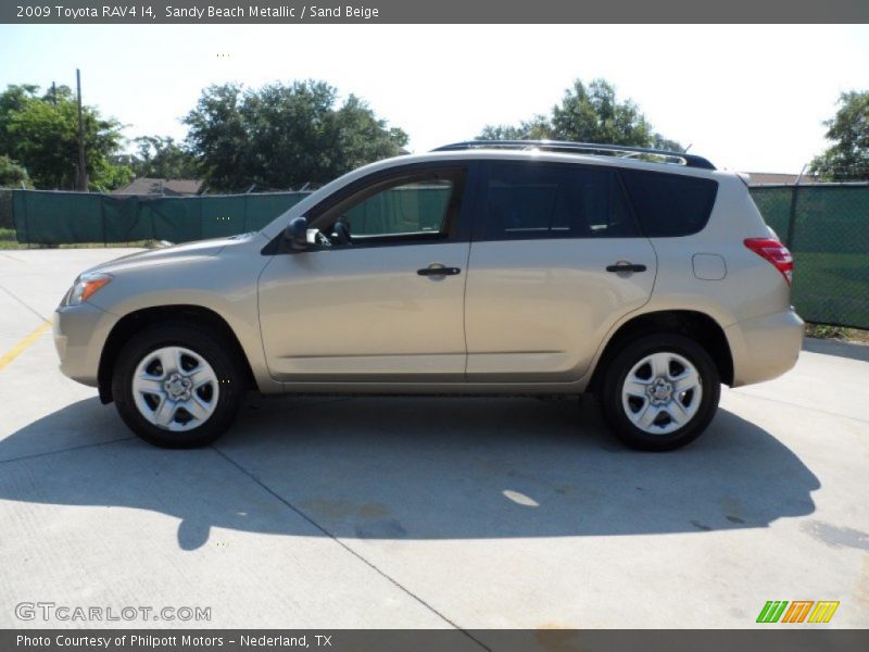 Sandy Beach Metallic / Sand Beige 2009 Toyota RAV4 I4