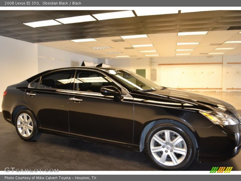 Obsidian Black / Black 2008 Lexus ES 350