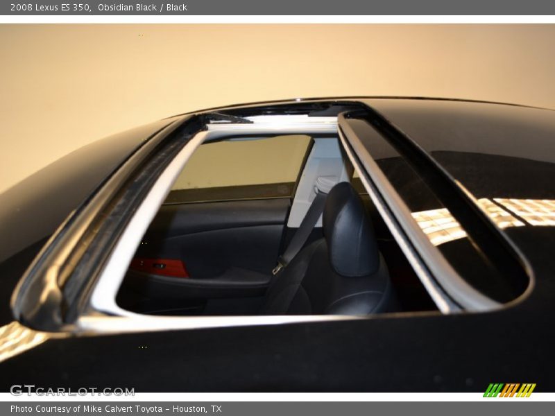 Obsidian Black / Black 2008 Lexus ES 350