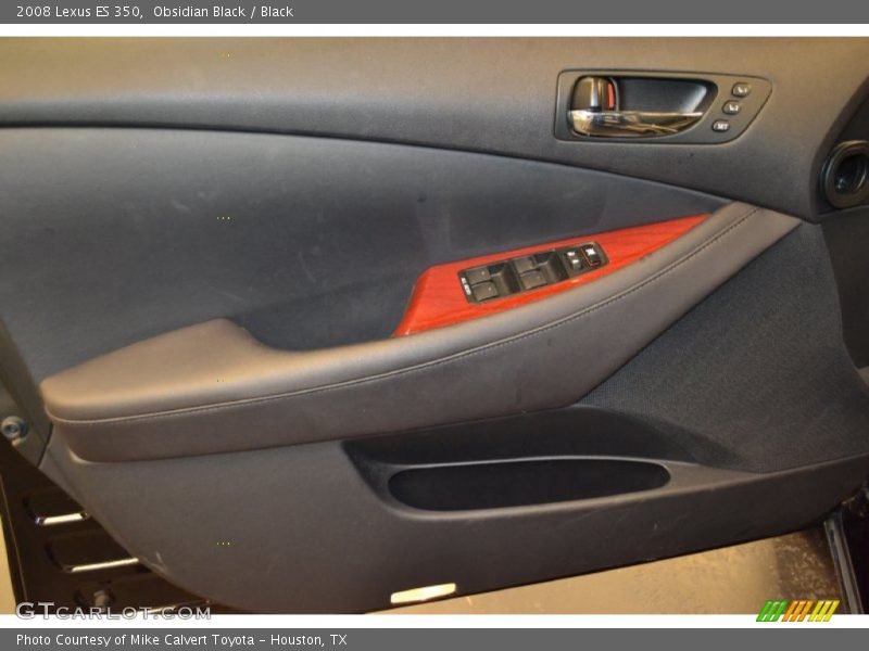 Obsidian Black / Black 2008 Lexus ES 350