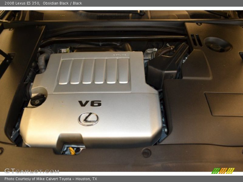 Obsidian Black / Black 2008 Lexus ES 350