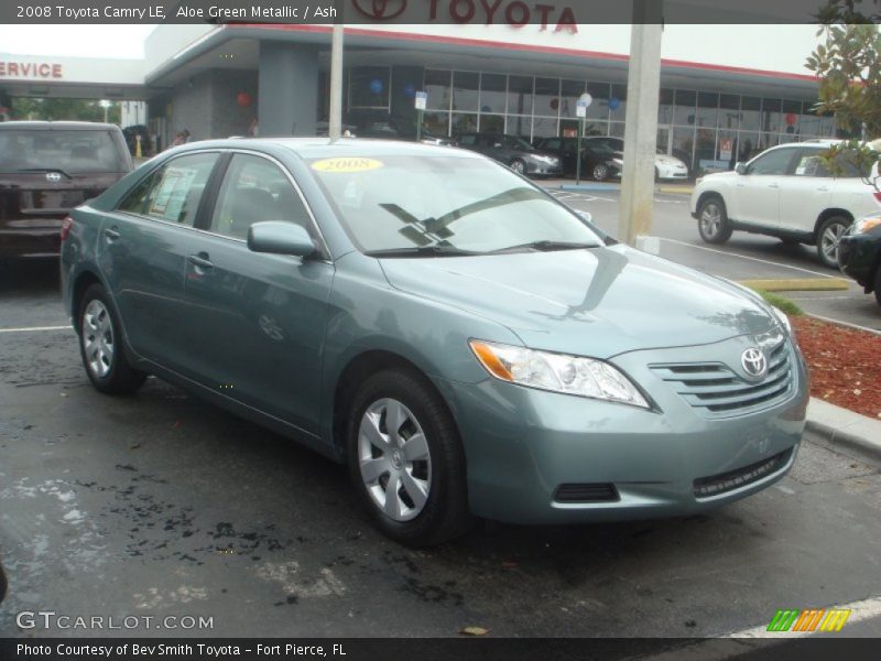 Aloe Green Metallic / Ash 2008 Toyota Camry LE