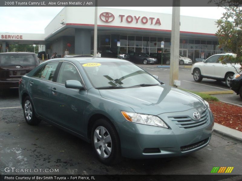 Aloe Green Metallic / Ash 2008 Toyota Camry LE