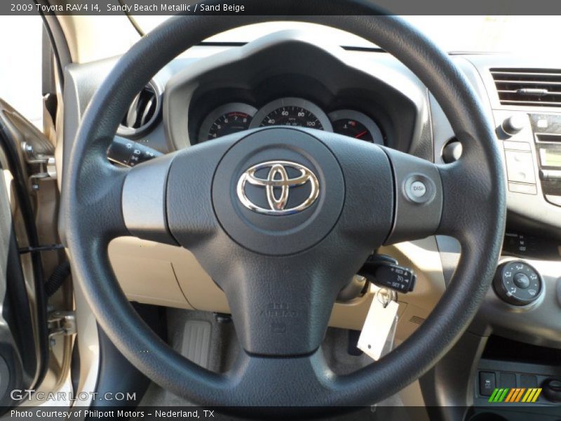 Sandy Beach Metallic / Sand Beige 2009 Toyota RAV4 I4