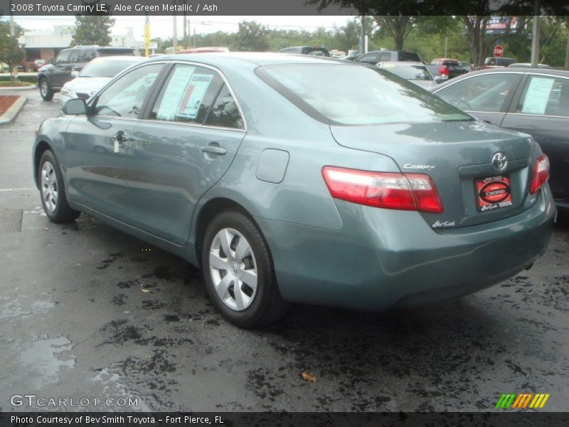 Aloe Green Metallic / Ash 2008 Toyota Camry LE