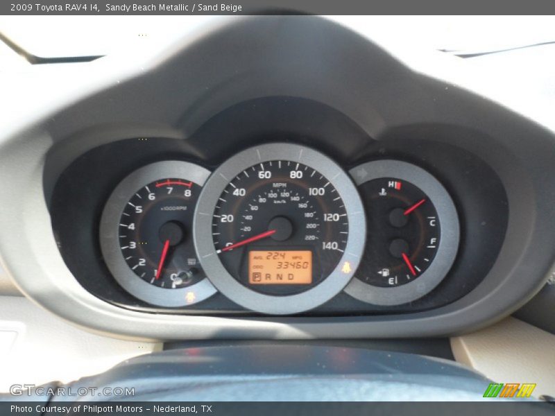 Sandy Beach Metallic / Sand Beige 2009 Toyota RAV4 I4