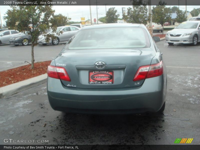 Aloe Green Metallic / Ash 2008 Toyota Camry LE