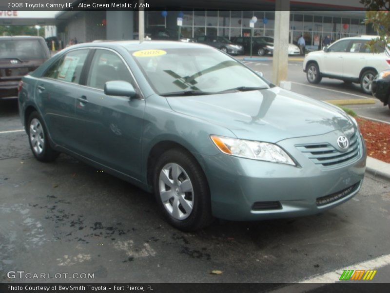 Aloe Green Metallic / Ash 2008 Toyota Camry LE