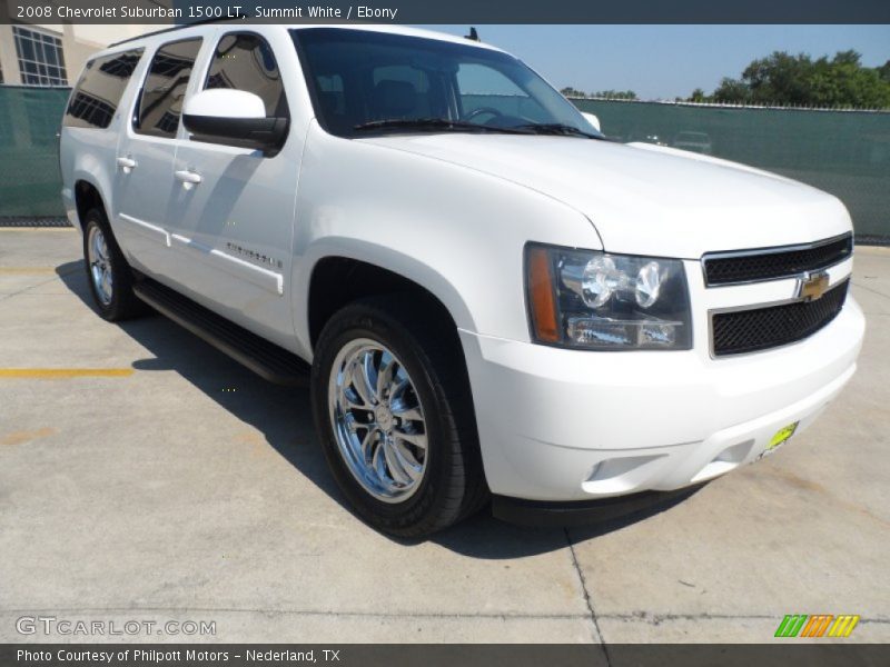 Summit White / Ebony 2008 Chevrolet Suburban 1500 LT