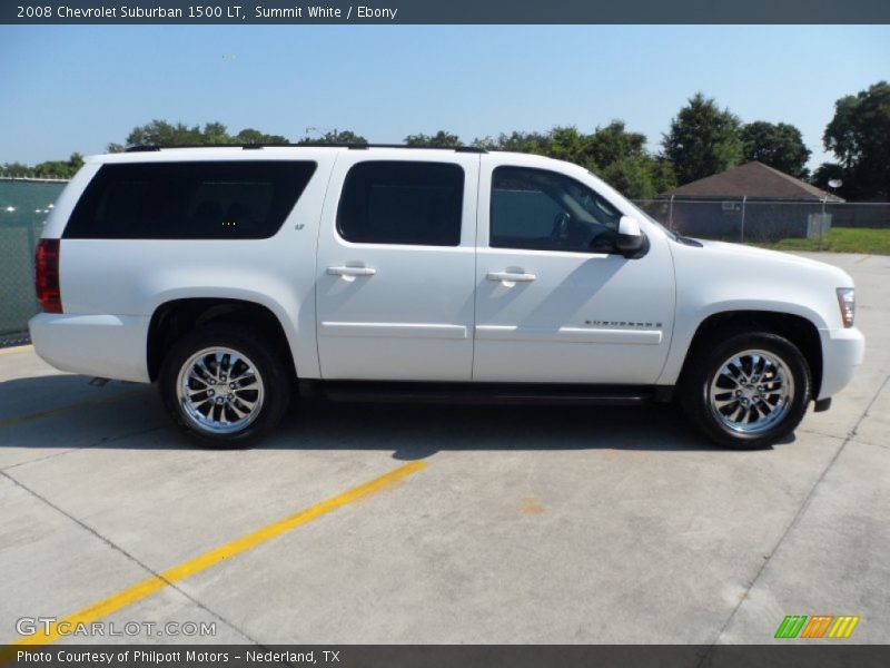 Summit White / Ebony 2008 Chevrolet Suburban 1500 LT