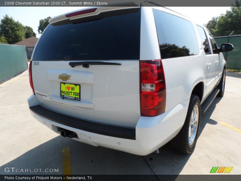 Summit White / Ebony 2008 Chevrolet Suburban 1500 LT