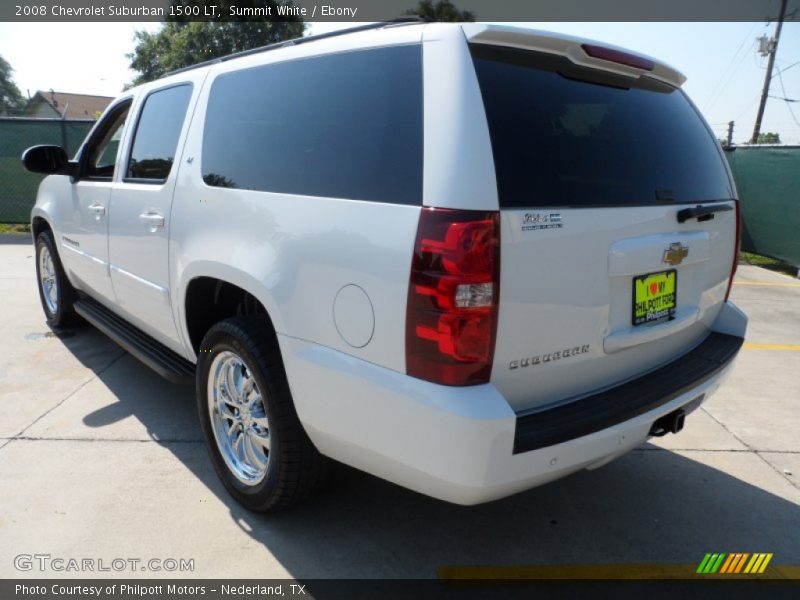 Summit White / Ebony 2008 Chevrolet Suburban 1500 LT