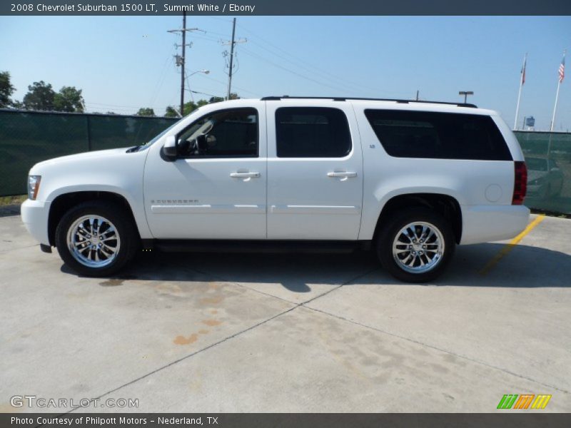 Summit White / Ebony 2008 Chevrolet Suburban 1500 LT