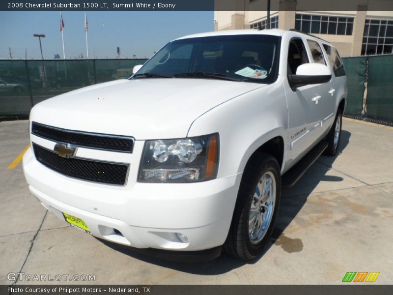 Summit White / Ebony 2008 Chevrolet Suburban 1500 LT