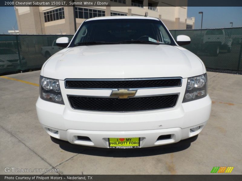 Summit White / Ebony 2008 Chevrolet Suburban 1500 LT