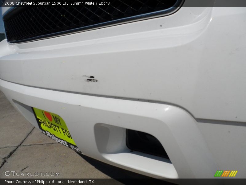 Summit White / Ebony 2008 Chevrolet Suburban 1500 LT