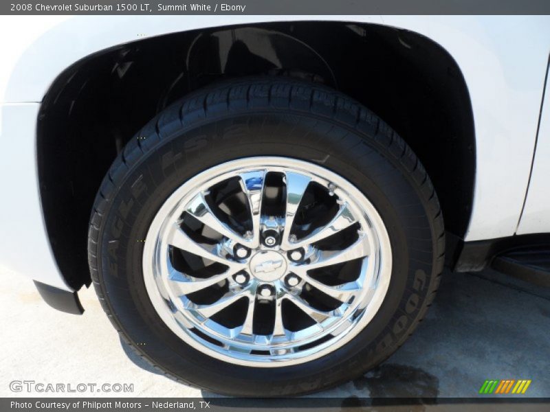 Summit White / Ebony 2008 Chevrolet Suburban 1500 LT