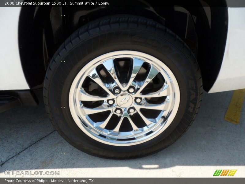 Summit White / Ebony 2008 Chevrolet Suburban 1500 LT