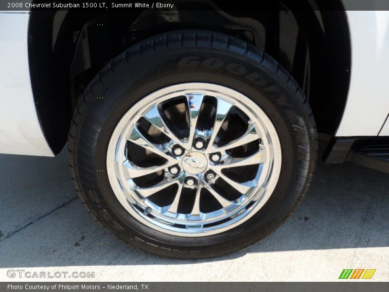 Summit White / Ebony 2008 Chevrolet Suburban 1500 LT