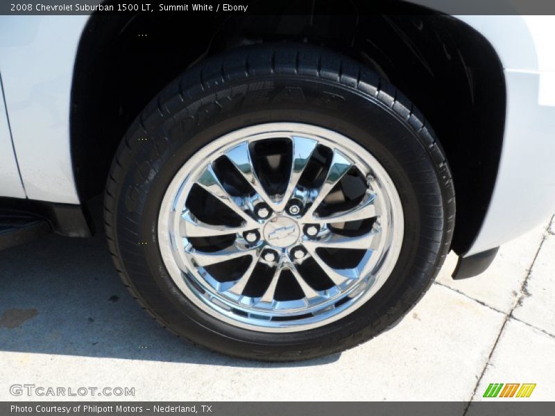 Summit White / Ebony 2008 Chevrolet Suburban 1500 LT