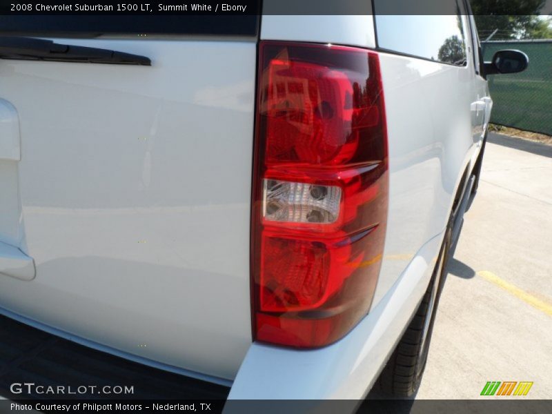 Summit White / Ebony 2008 Chevrolet Suburban 1500 LT