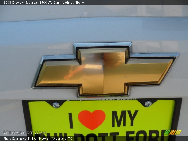 Summit White / Ebony 2008 Chevrolet Suburban 1500 LT