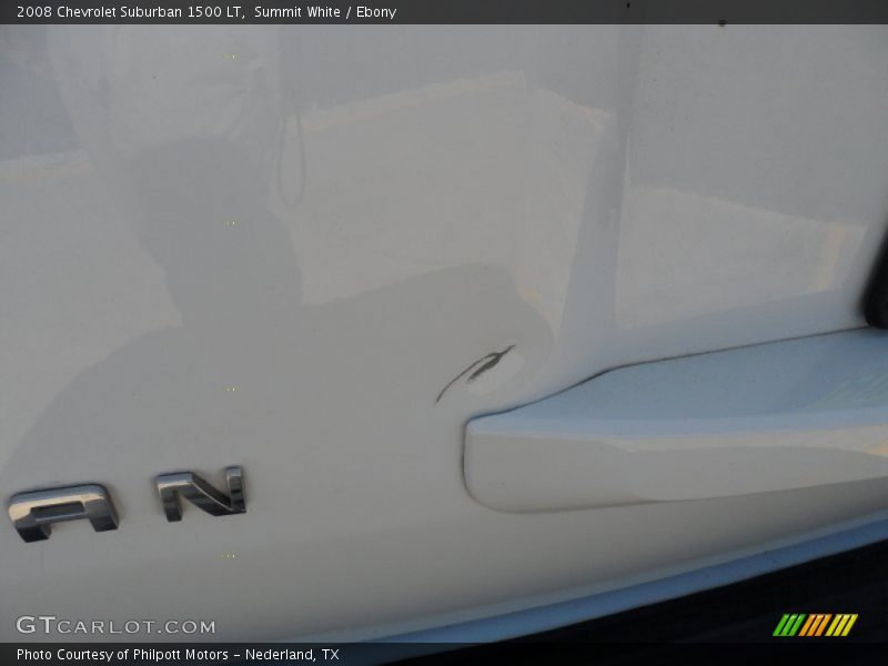 Summit White / Ebony 2008 Chevrolet Suburban 1500 LT