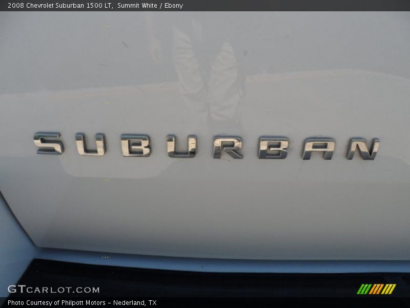 Summit White / Ebony 2008 Chevrolet Suburban 1500 LT