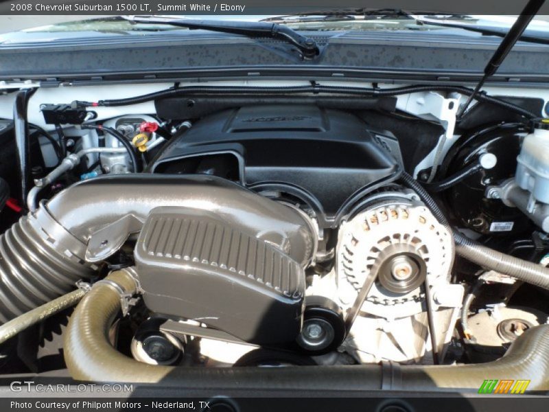 Summit White / Ebony 2008 Chevrolet Suburban 1500 LT