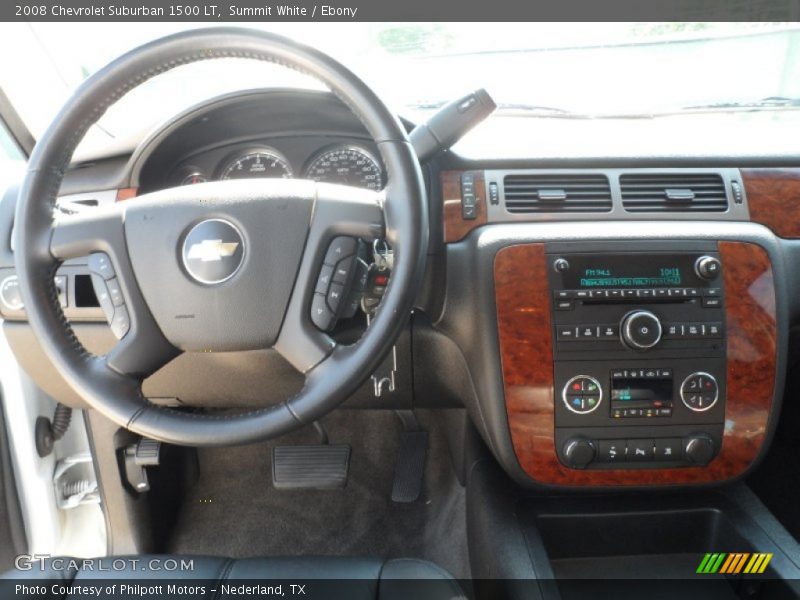 Summit White / Ebony 2008 Chevrolet Suburban 1500 LT