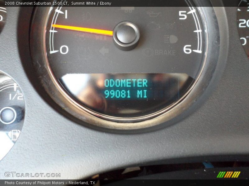 Summit White / Ebony 2008 Chevrolet Suburban 1500 LT
