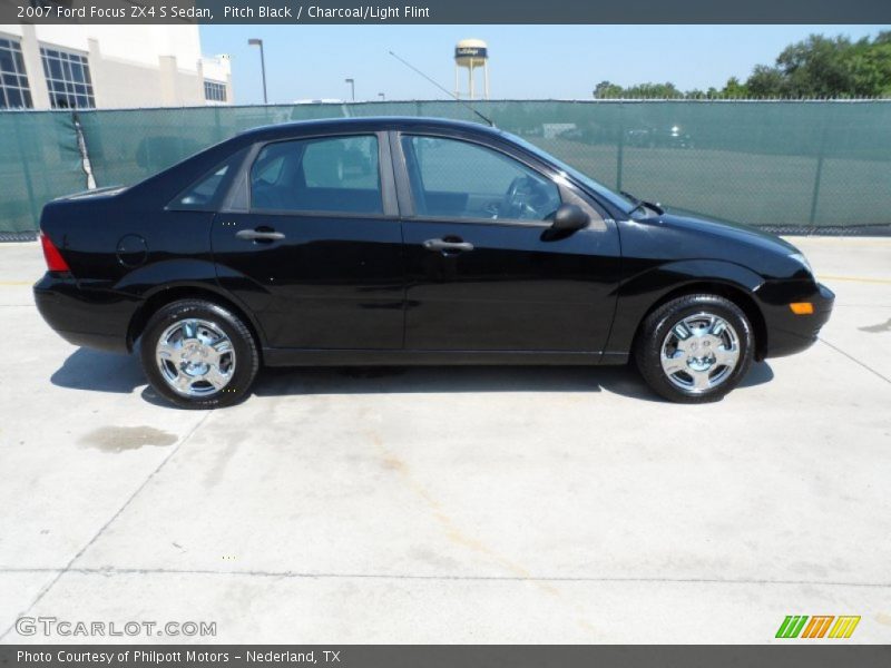 Pitch Black / Charcoal/Light Flint 2007 Ford Focus ZX4 S Sedan